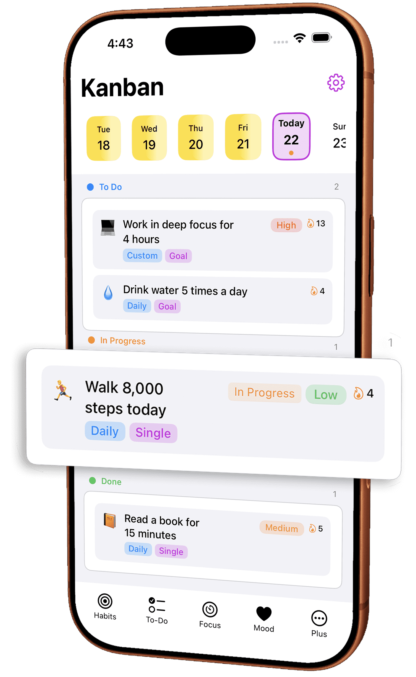 Efficio App - Kanban